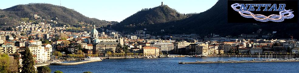 Como shoreline from the lake