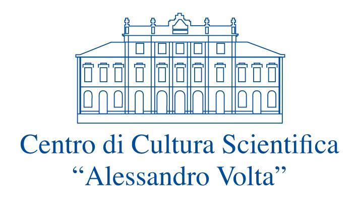 Logo of the Centro di Cultura Scientifica Alessandro Volta